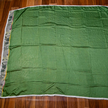 Tabby line Green Unstitched suit