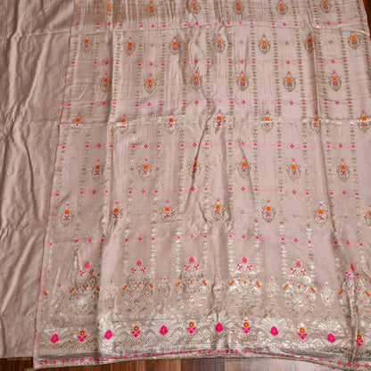 Banarasi off white Unstitched suit