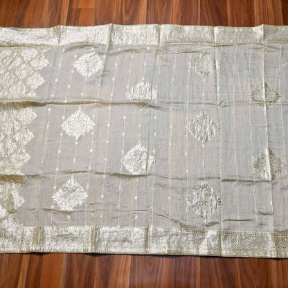 Banarasi Lammon Unstitched suit