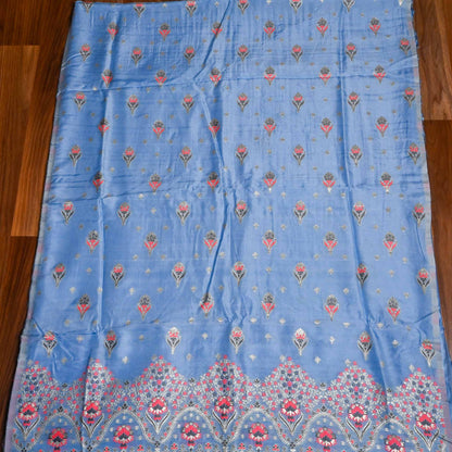 Banarasi Sky blue Unstitched suit