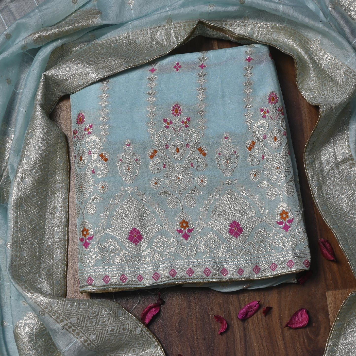 Banarasi Firoze Unstitched suit