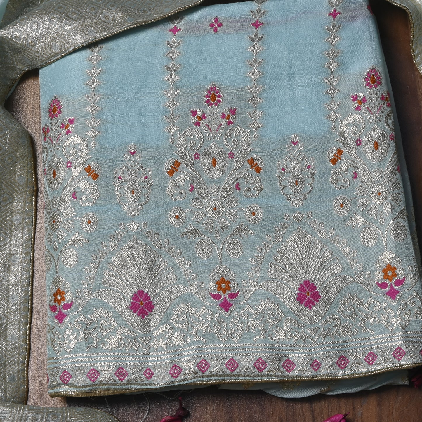 Banarasi Firoze Unstitched suit