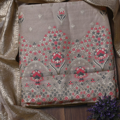 Banarasi Skin Unstitched suit