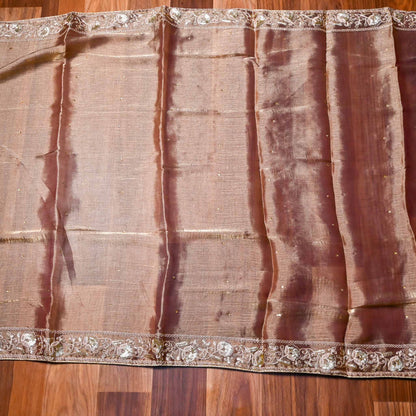 Shimmer Brown Unstitched suit