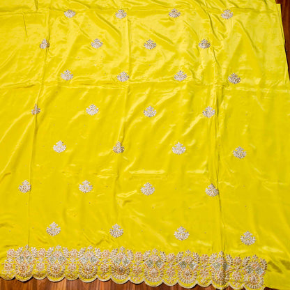 Shimmer Yellow Unstitched suit