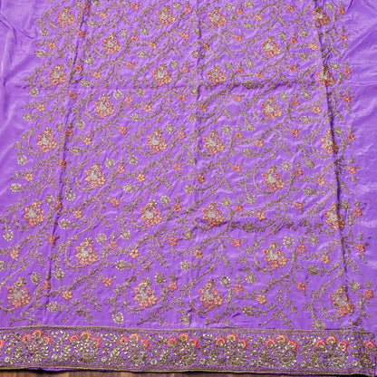 Crape Lavender  Unstitched suit