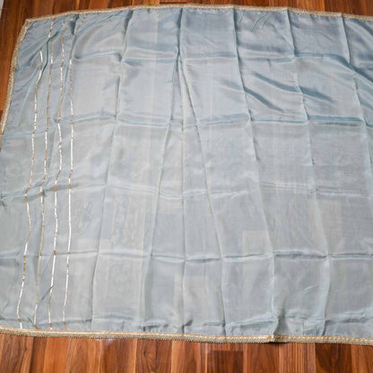 Shimmer Sky blue unstitched suit