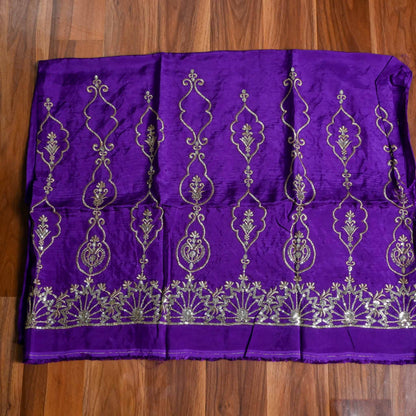 Silk Purple suit unstitched suit