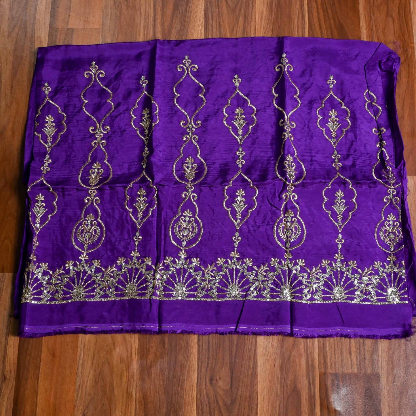 Silk Purple suit unstitched suit