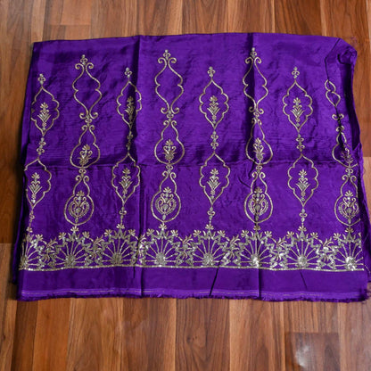 Silk Purple suit unstitched suit