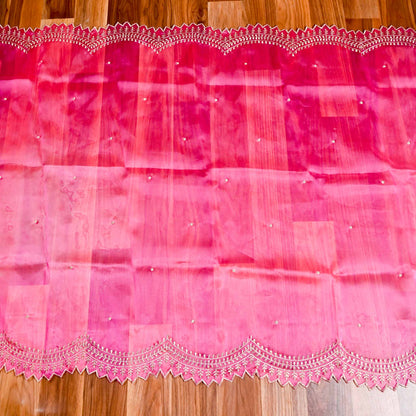 Shimmer Pink unstitched suit