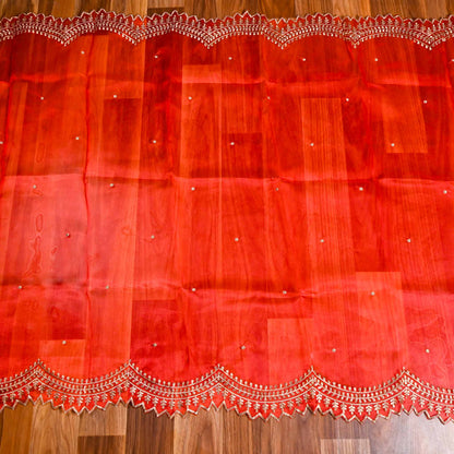 Shimmer Red unstitched suit