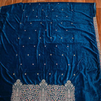 Velvet Peacock Unstitched suit