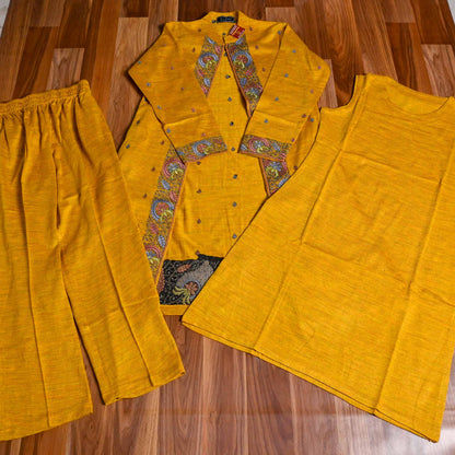 Readymade Woolen yellow suit