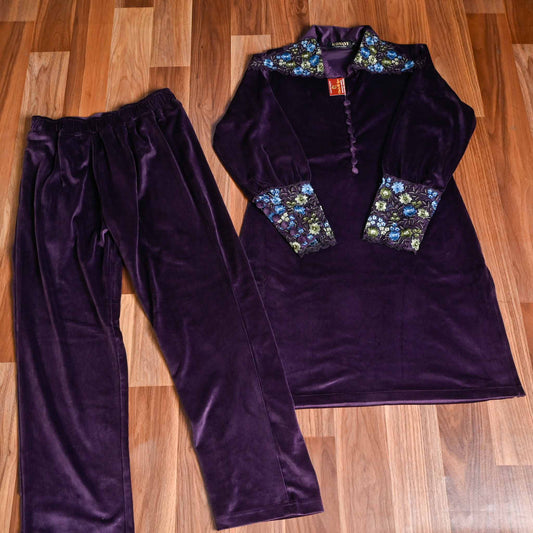 Readymade Purple Velvet suit