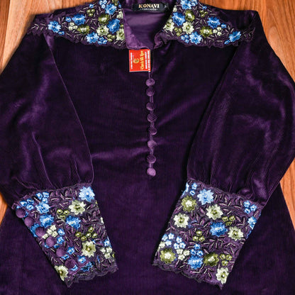 Readymade Purple Velvet suit