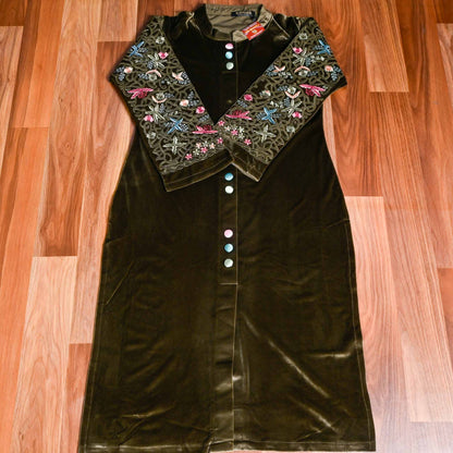 Readymade Mehendi Velvet suit