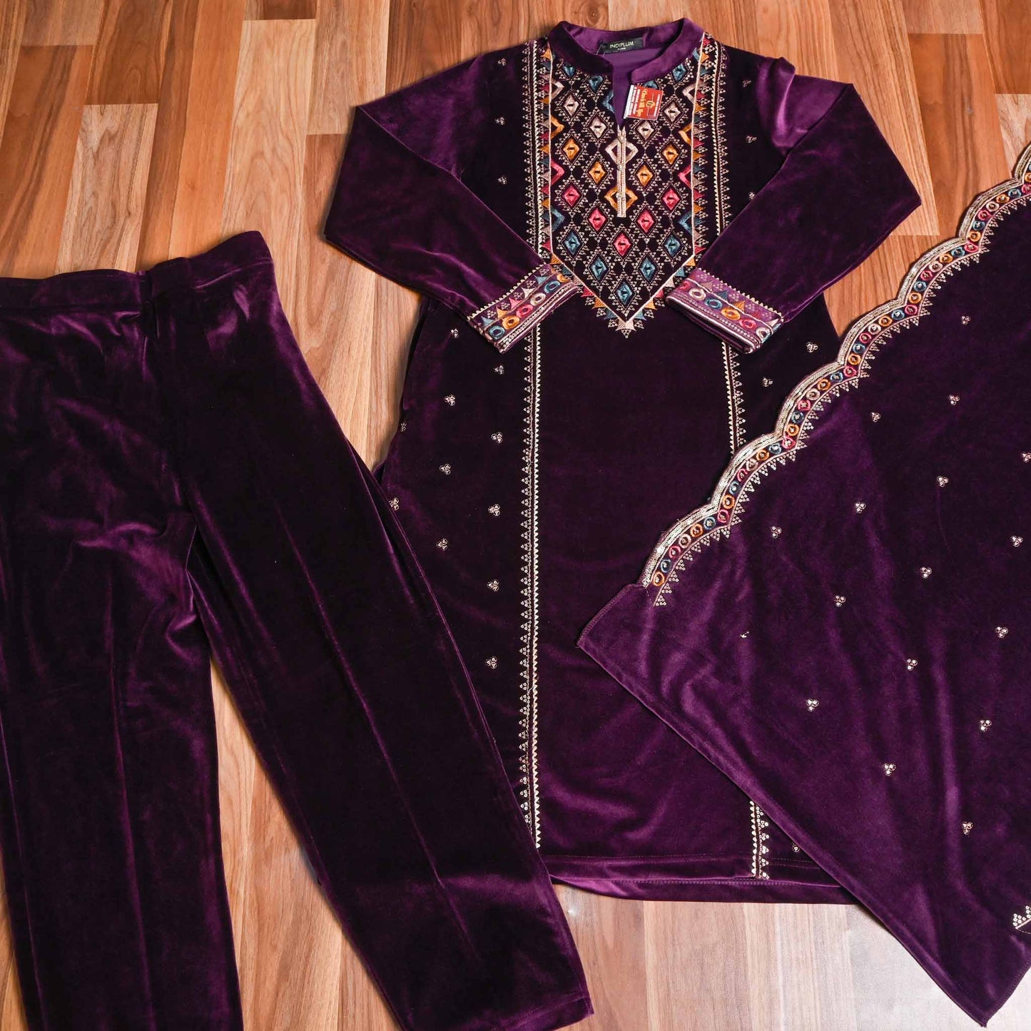 Readymade Purple Velvet suit