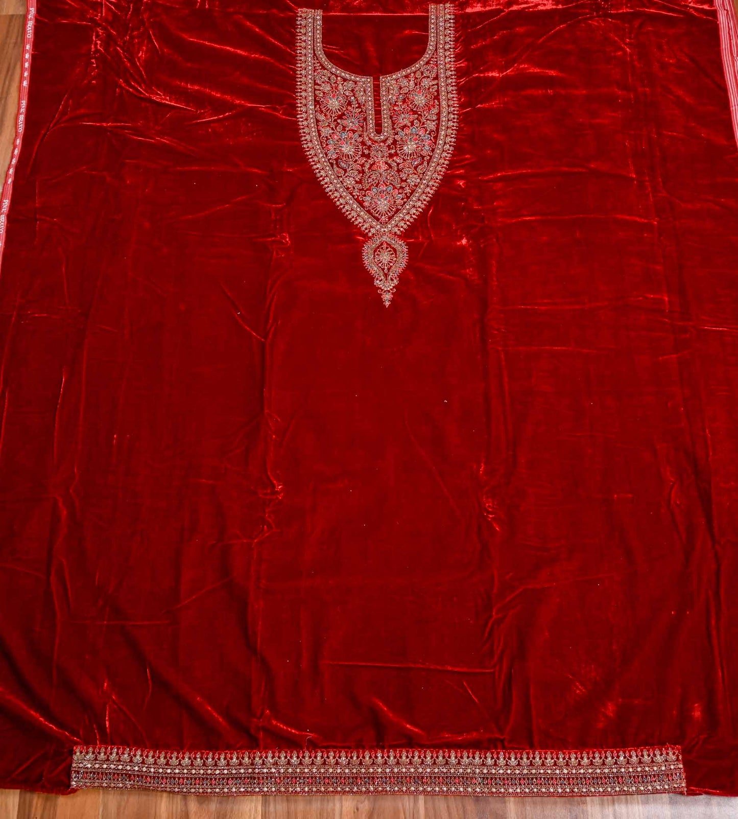 Velvet Red Unstitched suit