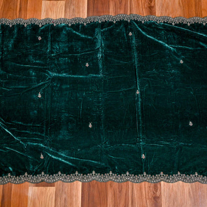 Velvet Green Unstitched suit