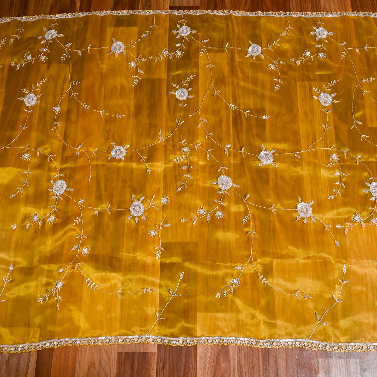 Shimmer Yellow Unstitched suit