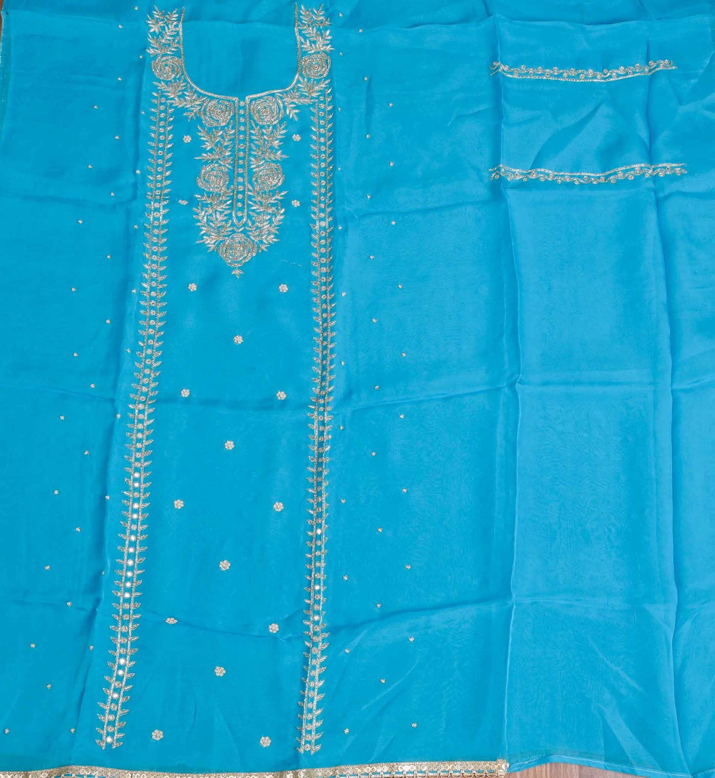 Organza Firoze suit Unstitched Suit