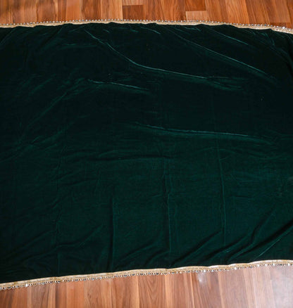 Velvet green Unstitched Suit