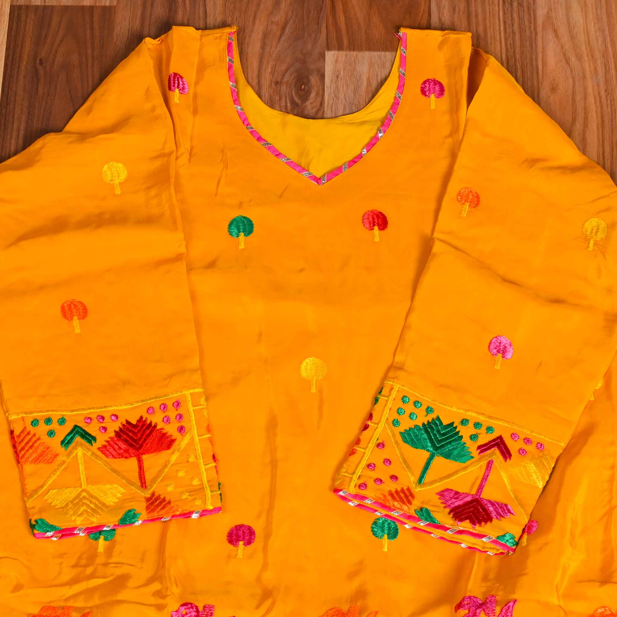 Jago Lehenga Readymade Yellow Suit