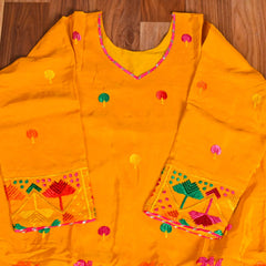 Jago Lehenga Readymade Yellow Suit