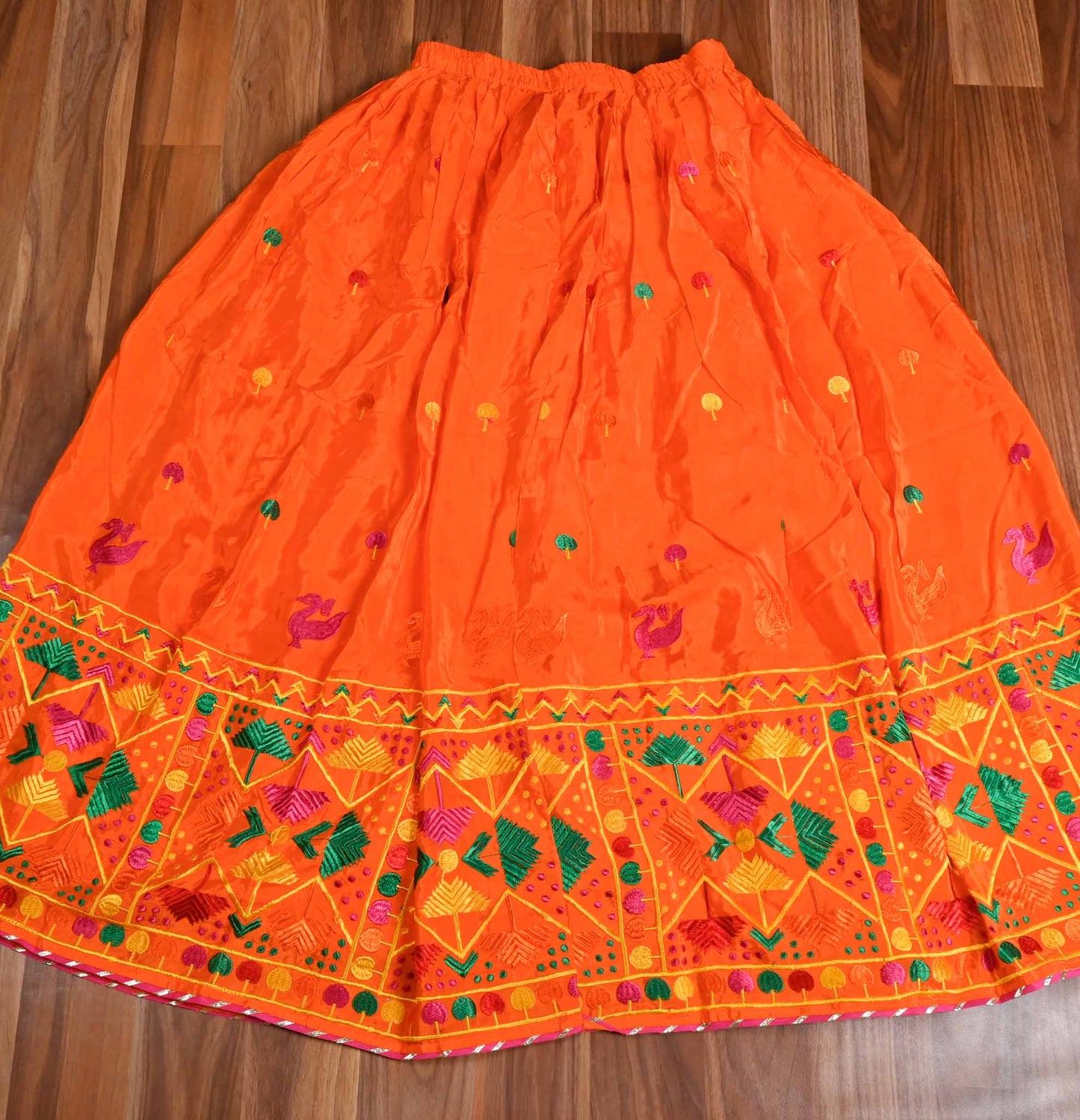 Jago Lehenga Orange Readymade Suit