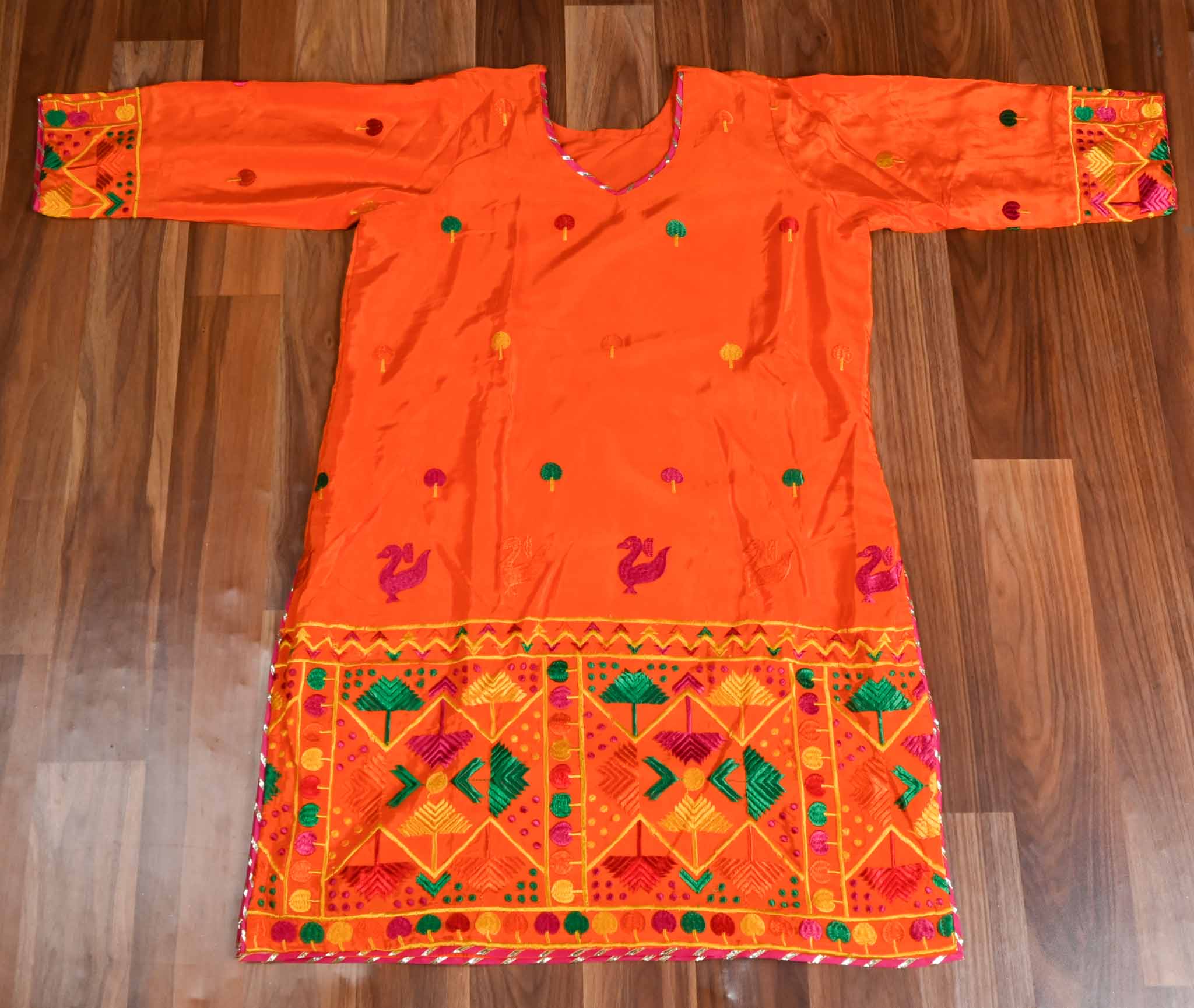 Jago Lehenga Readymade Orange Suit
