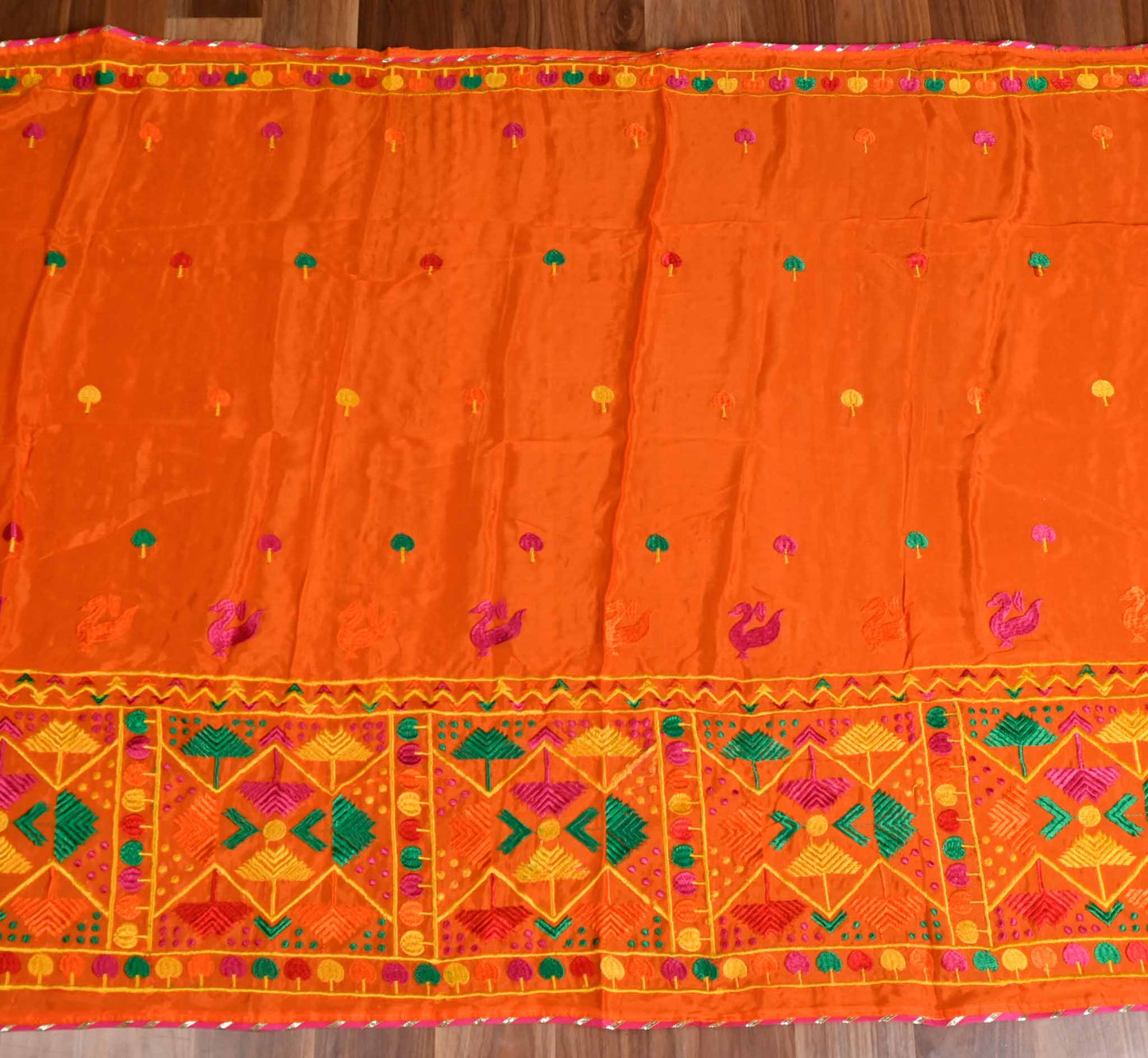 Jago Lehenga Orange Readymade Suit