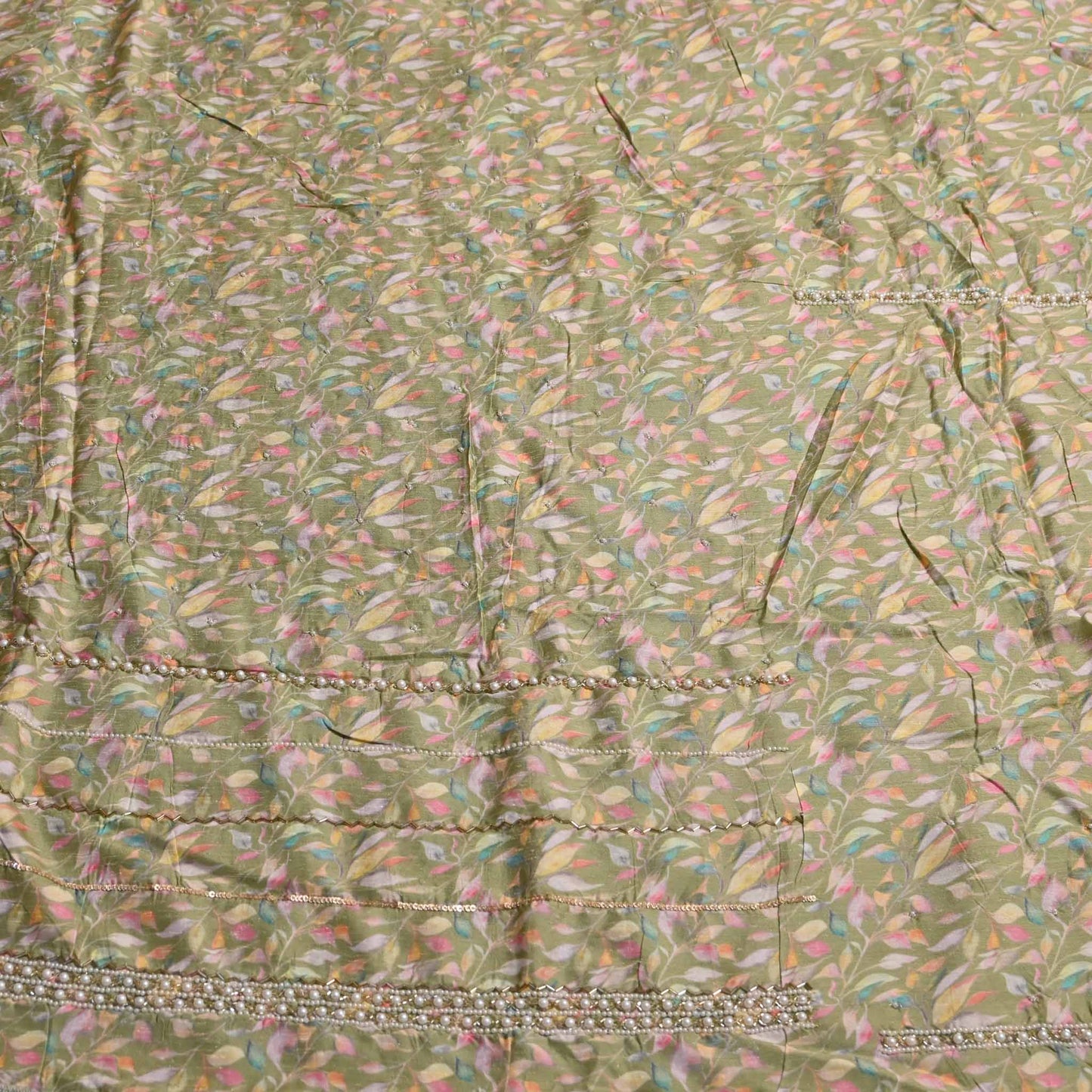 Mehndi Muslin unstiched Suit