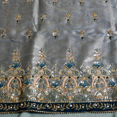 Silk Grey Unstitched Suit