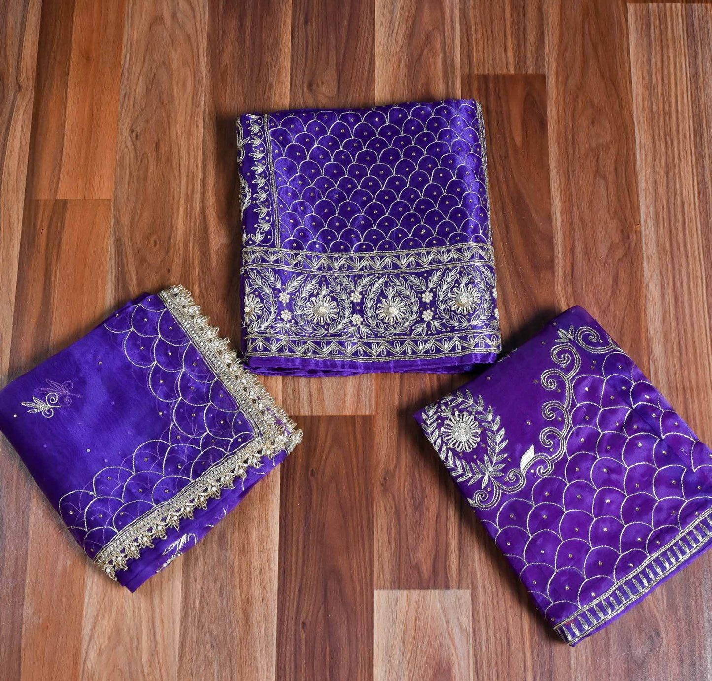 Shimmer Purple Lehenga suit