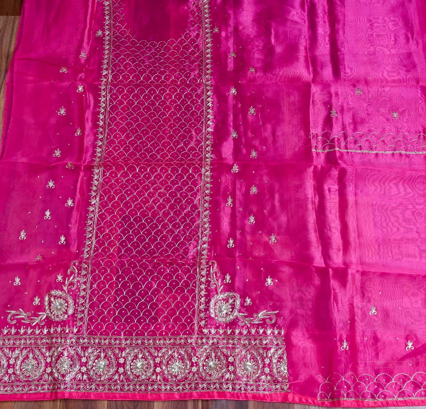 Shimmer Pink Lehenga suit