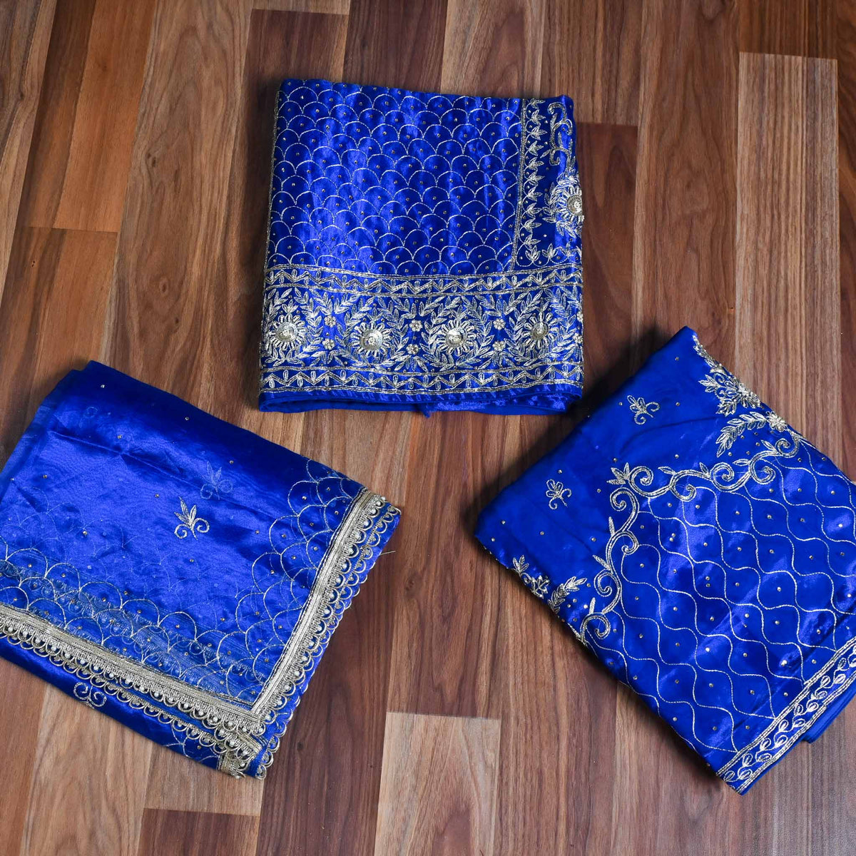 Shimmer Blue Lehenga Suit