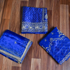 Shimmer Blue Lehenga Suit