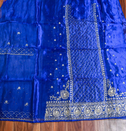 Shimmer Royal blue Lehenga suit