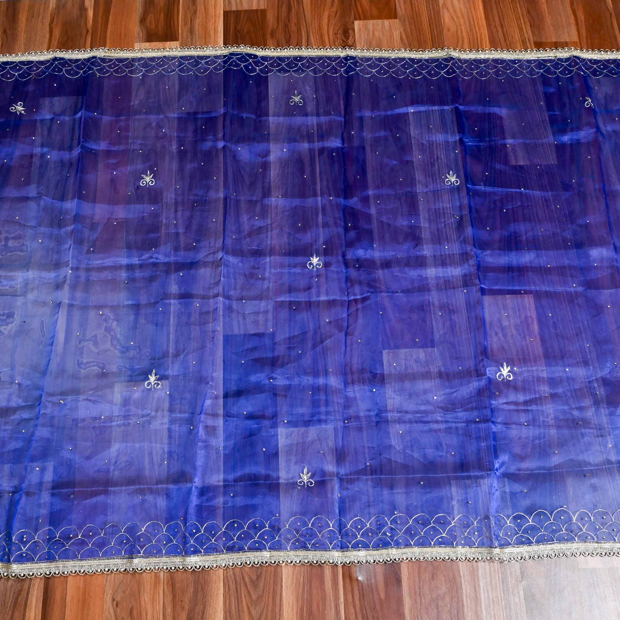 Shimmer Blue Lehenga Suit