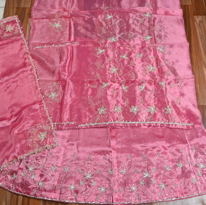 Shimmer Pink Lehenga suit