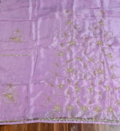 Shimmer Lavender Lehenga suit