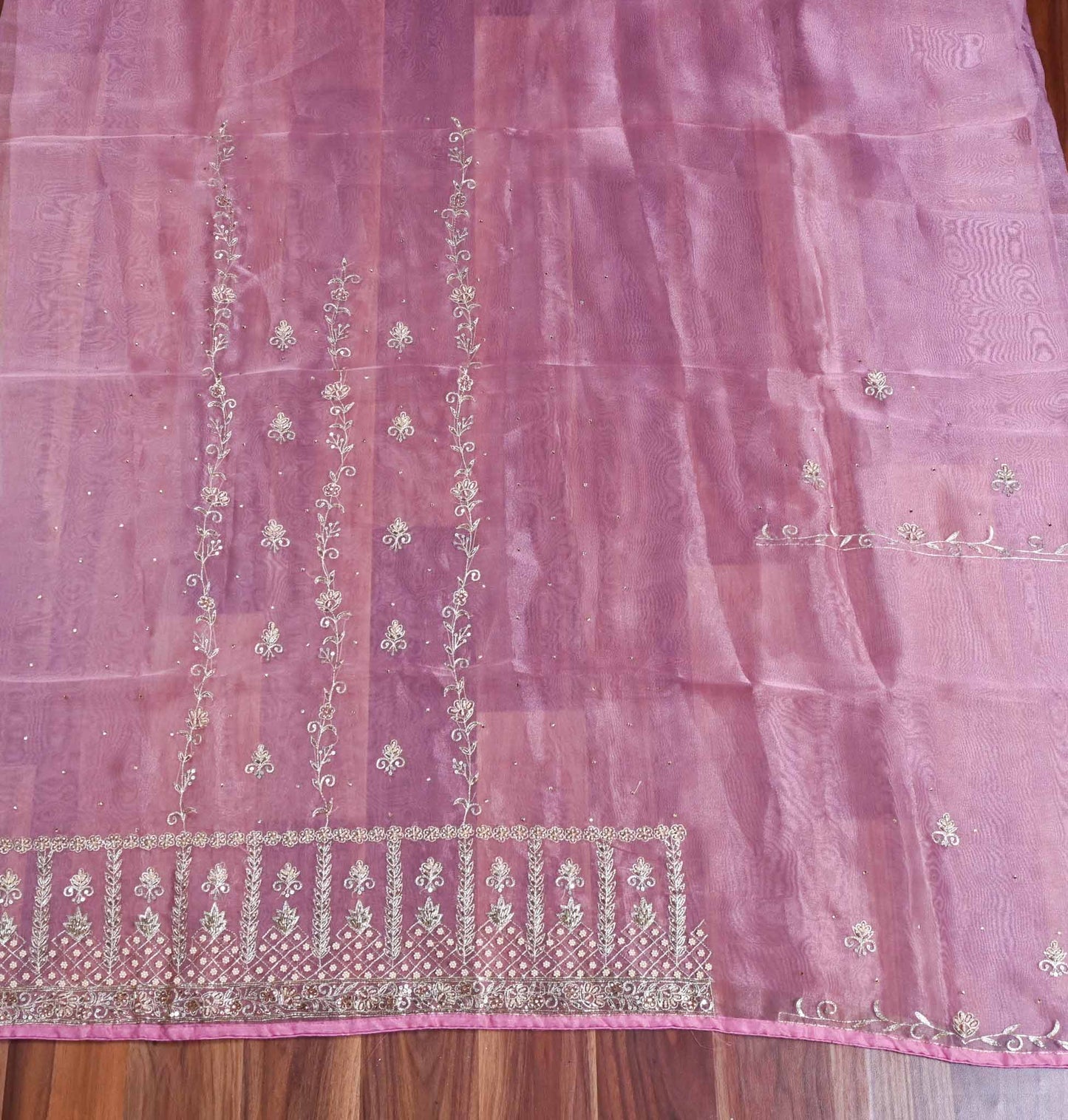 Shimmer Baby Pink Lehenga suit