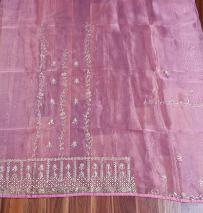 Shimmer Baby Pink Lehenga suit