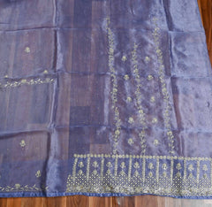 Shimmer Powder Blue Lehenga Suit