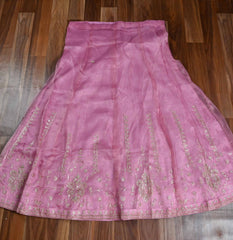 Shimmer Baby Pink Lehenga Suit