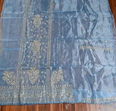 Glass Shimmer Sky Blue Lehenga Suit
