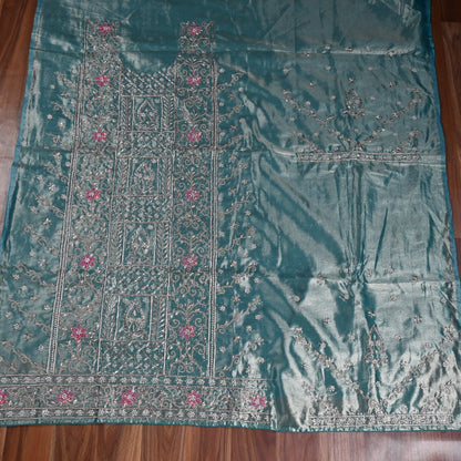 Glass Shimmer Sky blue Unstitched suit