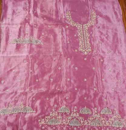 Shimmer Pink Unstitched Suit