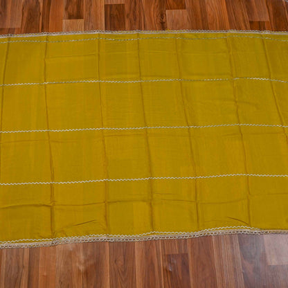 Crush Shimmer yellow Unstitched suit